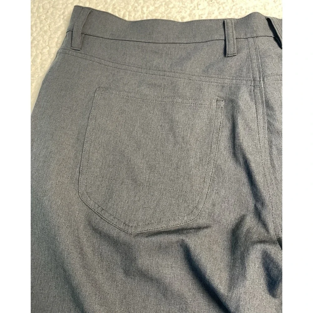 Travis Mathew Pants Men (Fit 38x32) Grey Golf Performance Stretch Lightweight